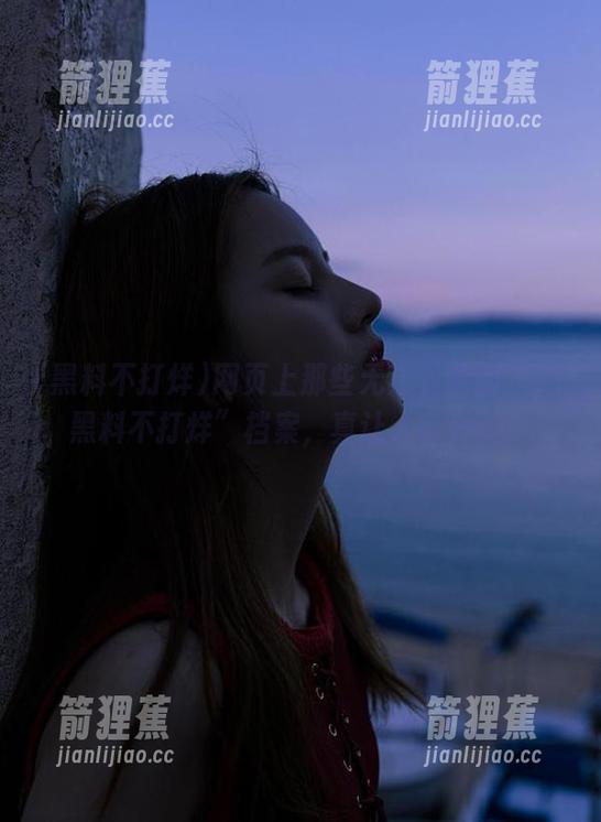 网页上那些无法复原的“51黑料不打烊”档案，真让人意外啊！